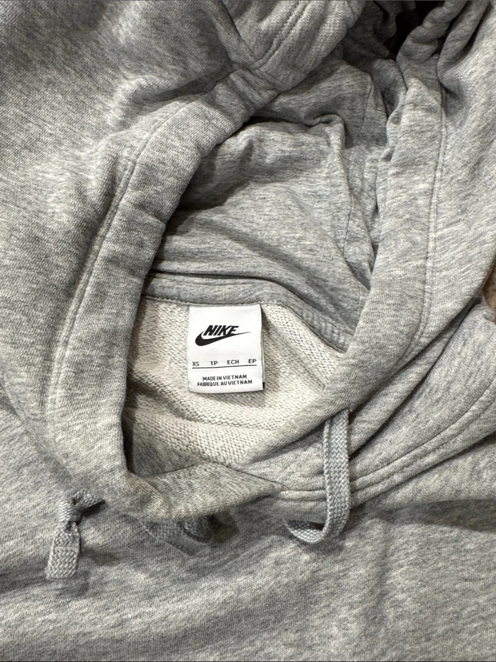 Nike Gray Hooded Pullover Sweatshirt